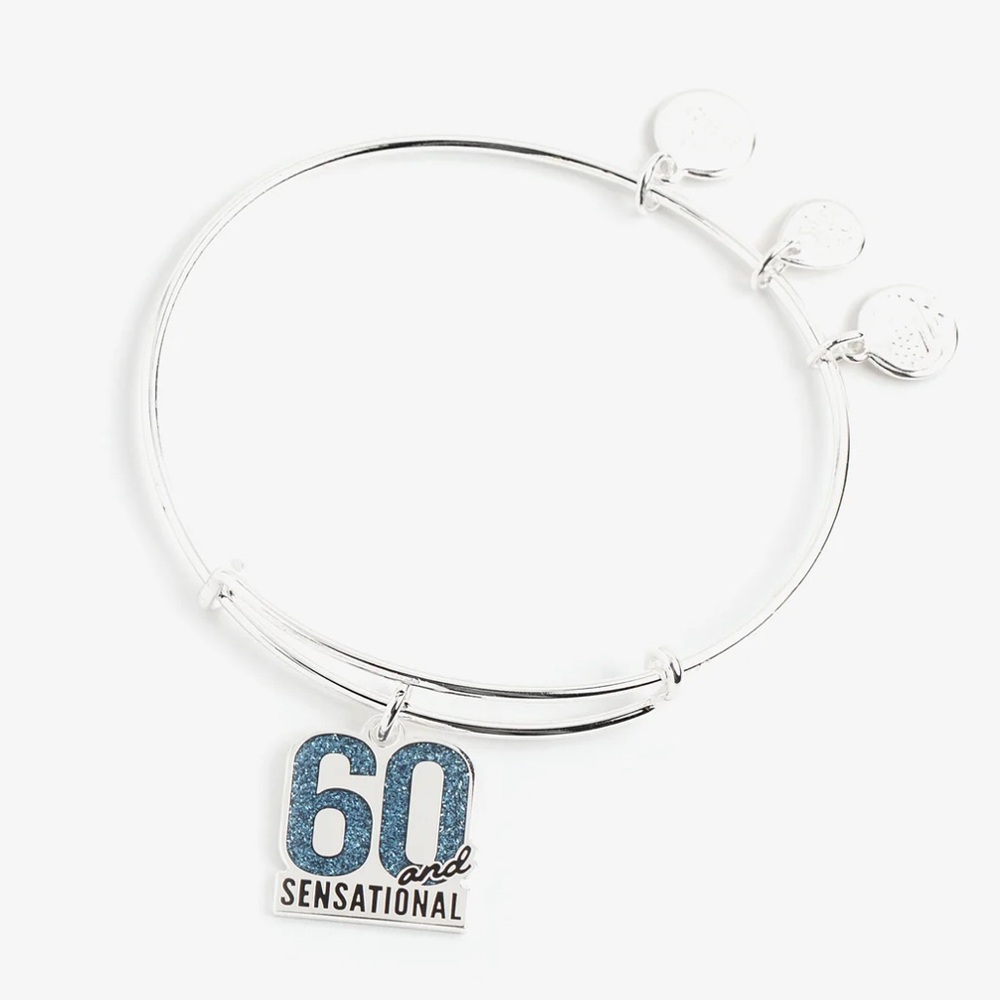NWT Alex and Ani '60 and Sensational' Charm Bangle